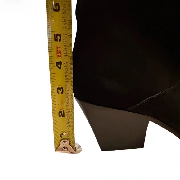 DOLCE VITA Raj Boots Onyx Suede Size 7.5 - Picture 9 of 10